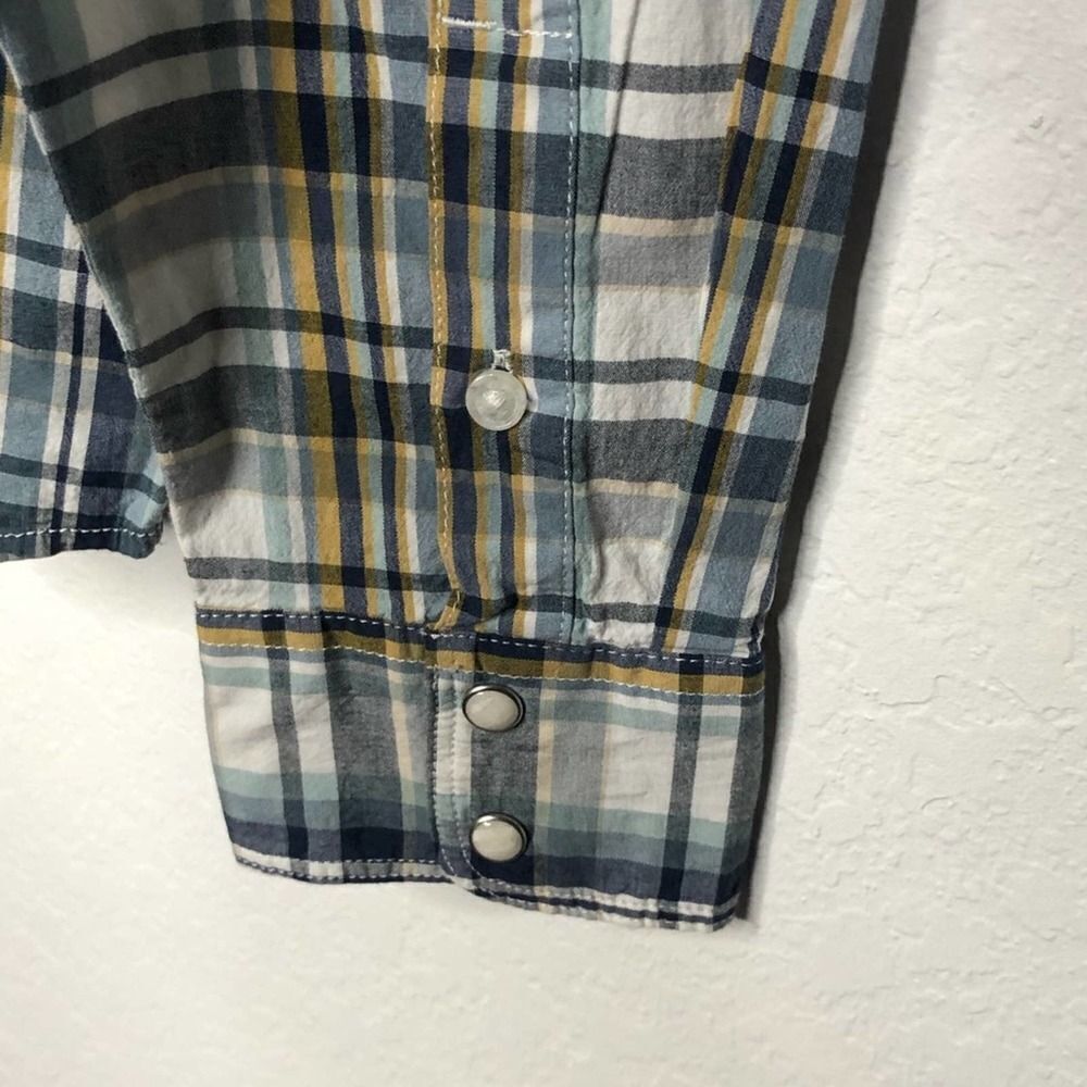 -Lucky Brand Men's Long Sleeve Santa Fe Western Shirt NWT M - Picture 7 of 10